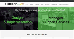 Desktop Screenshot of digicorp-inc.com
